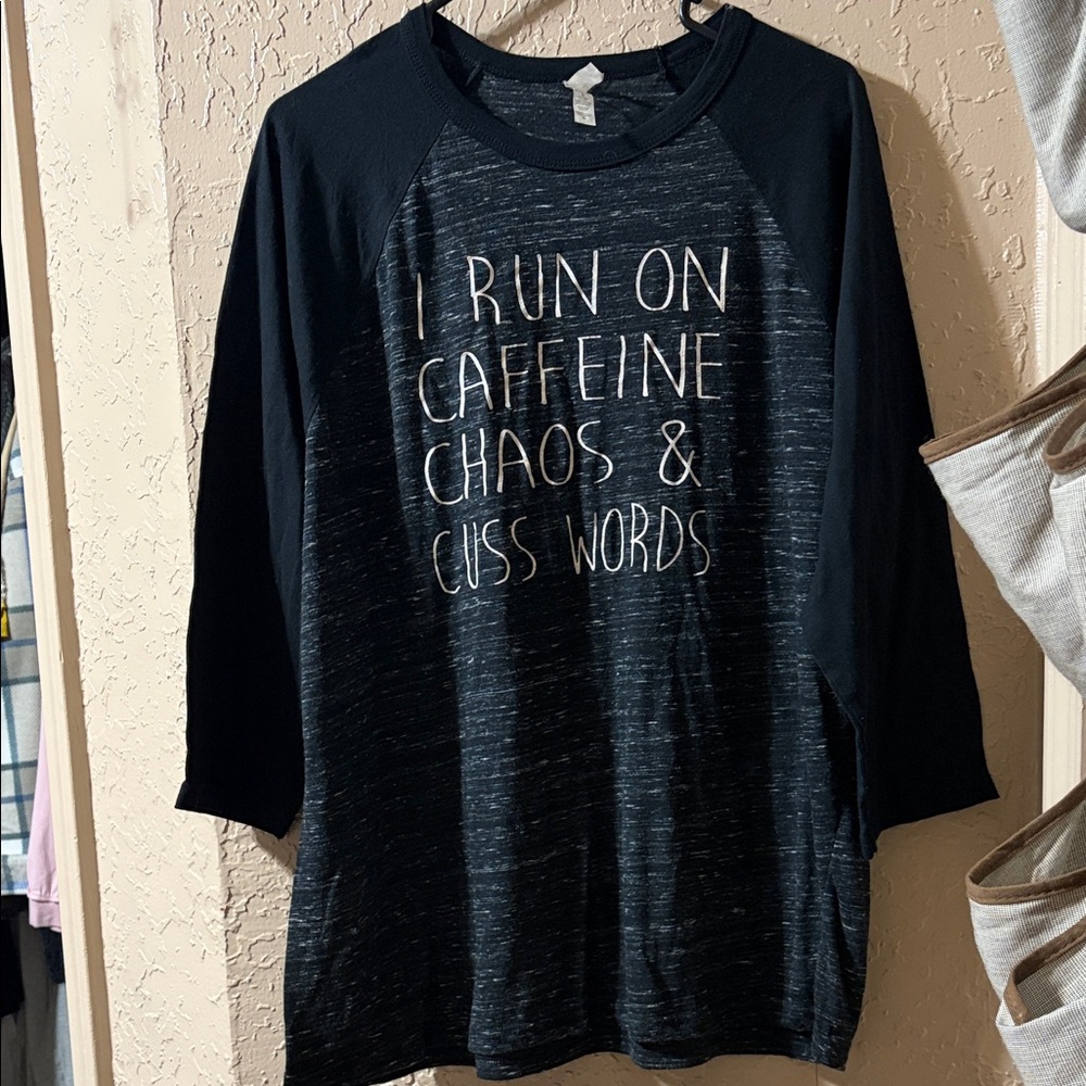 Bella Canvas heathered black/Charcoal top